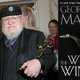 George R.R. Martin holding an Emmy, and an image of The Winds of Winter book cover.